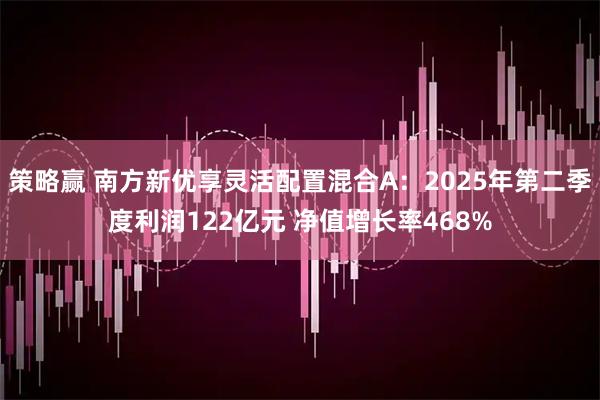 策略赢 南方新优享灵活配置混合A：2025年第二季度利润122亿元 净值增长率468%